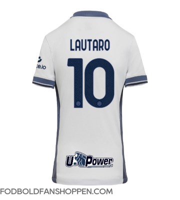 Inter Milan Lautaro Martinez #10 Udebanetrøje Dame 2024-25 Kortærmet